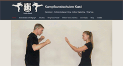 Desktop Screenshot of kampfkunstschulen-kastl.de