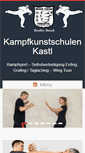 Mobile Screenshot of kampfkunstschulen-kastl.de