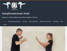 Tablet Screenshot of kampfkunstschulen-kastl.de